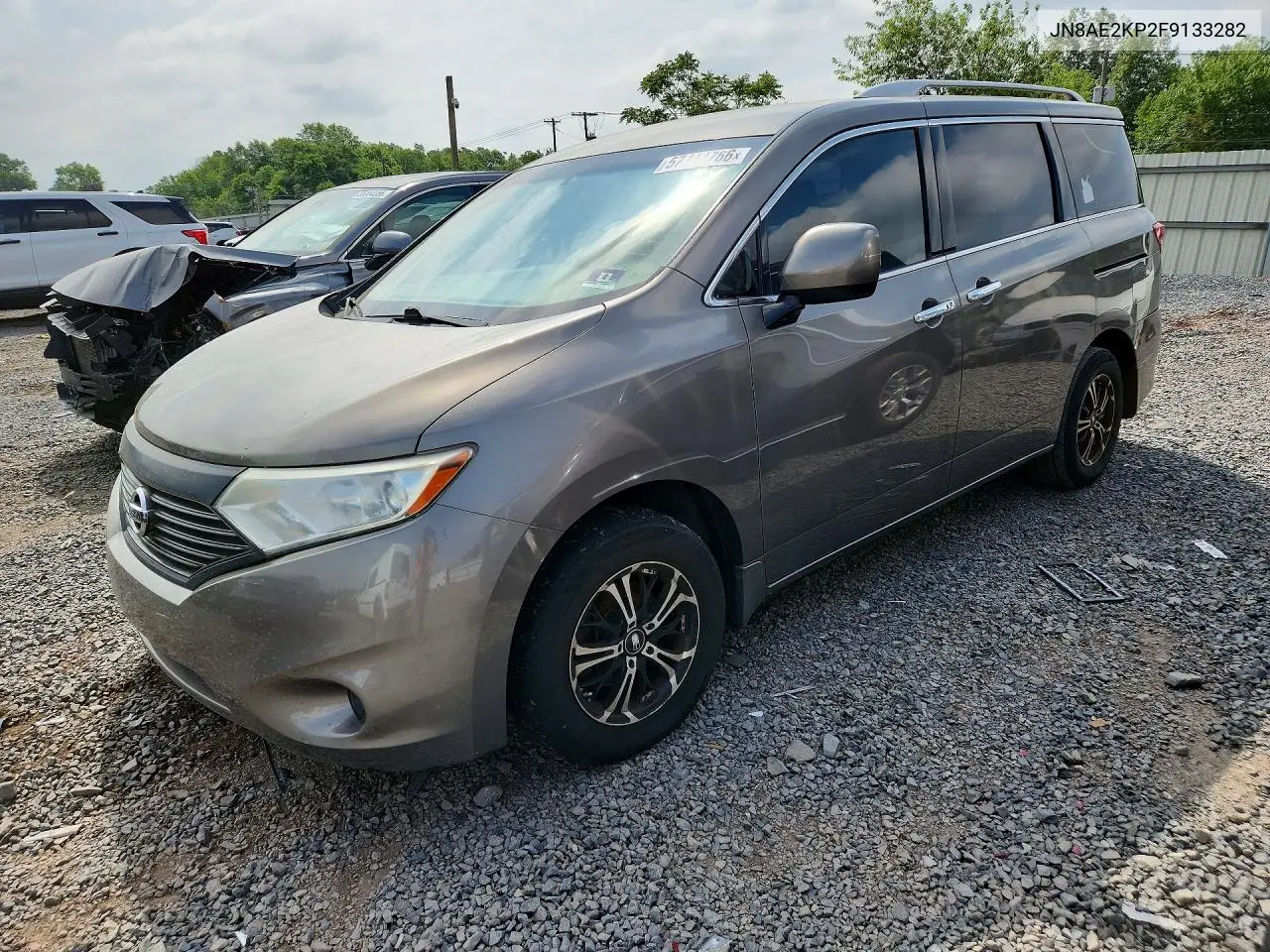 2015 Nissan Quest 3.5 S VIN: JN8AE2KP2F9133282 Lot: 57111766