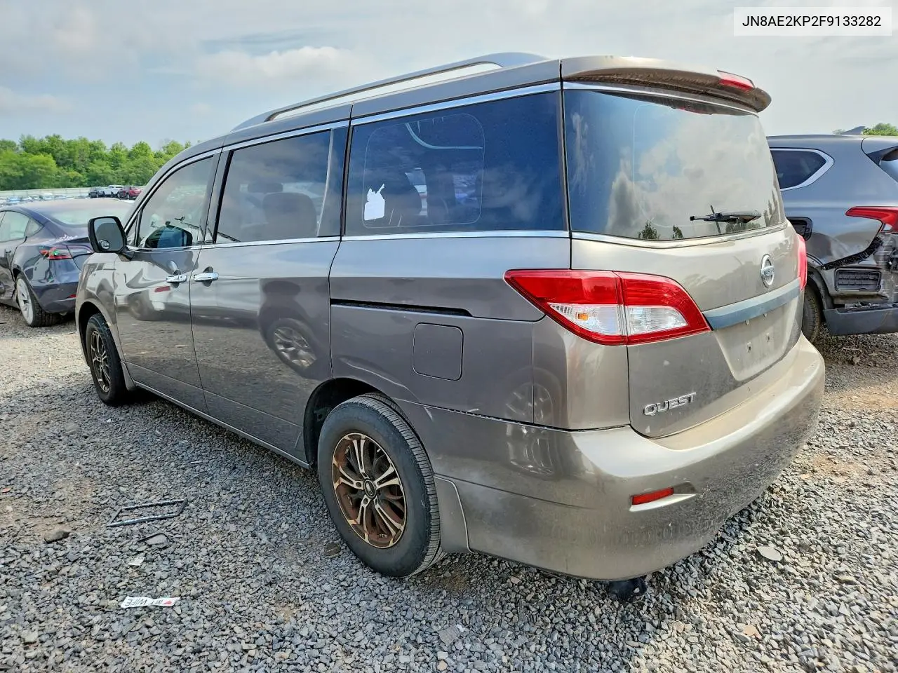 2015 Nissan Quest 3.5 S VIN: JN8AE2KP2F9133282 Lot: 57111766