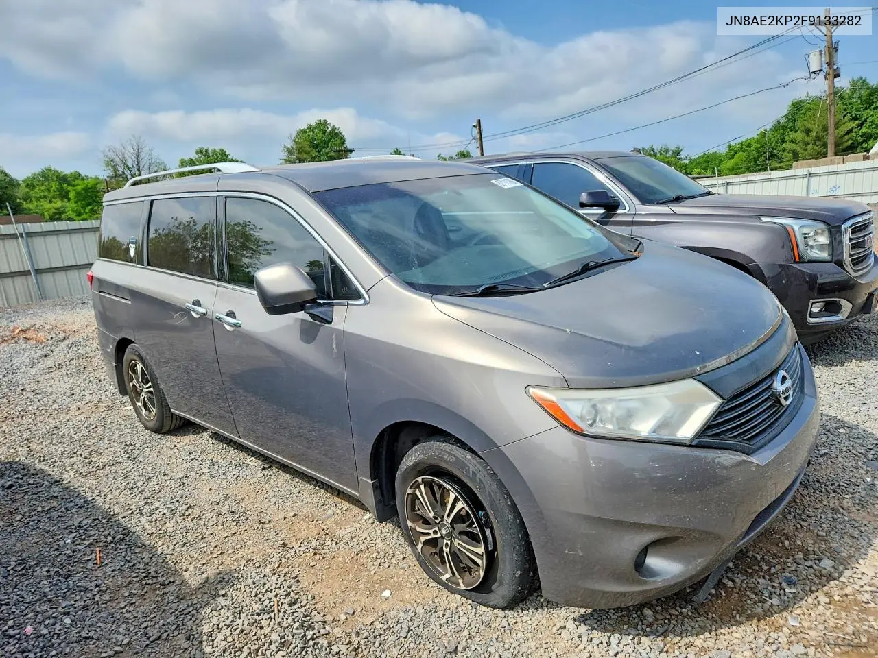 2015 Nissan Quest 3.5 S VIN: JN8AE2KP2F9133282 Lot: 57111766