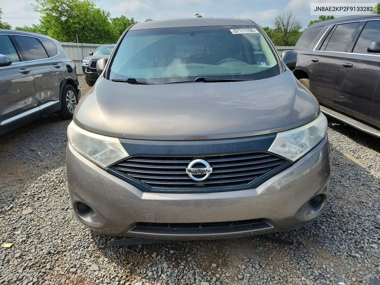 2015 Nissan Quest 3.5 S VIN: JN8AE2KP2F9133282 Lot: 57111766
