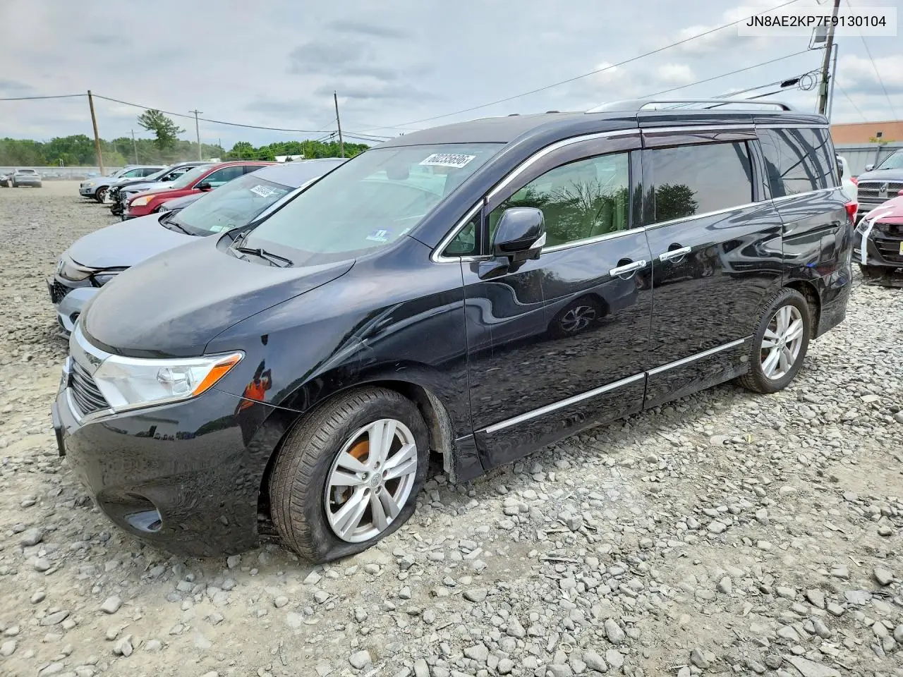 2015 Nissan Quest 3.5 S VIN: JN8AE2KP7F9130104 Lot: 60235696