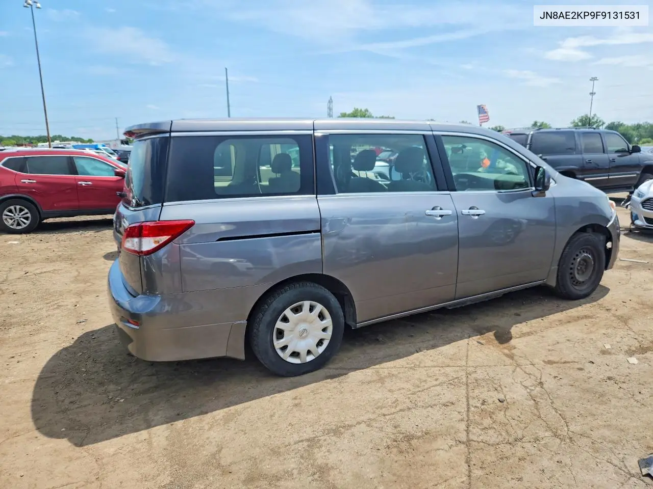 2015 Nissan Quest 3.5 S VIN: JN8AE2KP9F9131531 Lot: 60321956