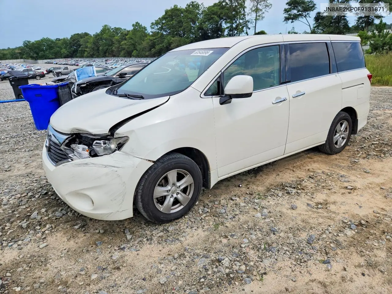 2015 Nissan Quest 3.5 Sv VIN: JN8AE2KP0F9131871 Lot: 60546896