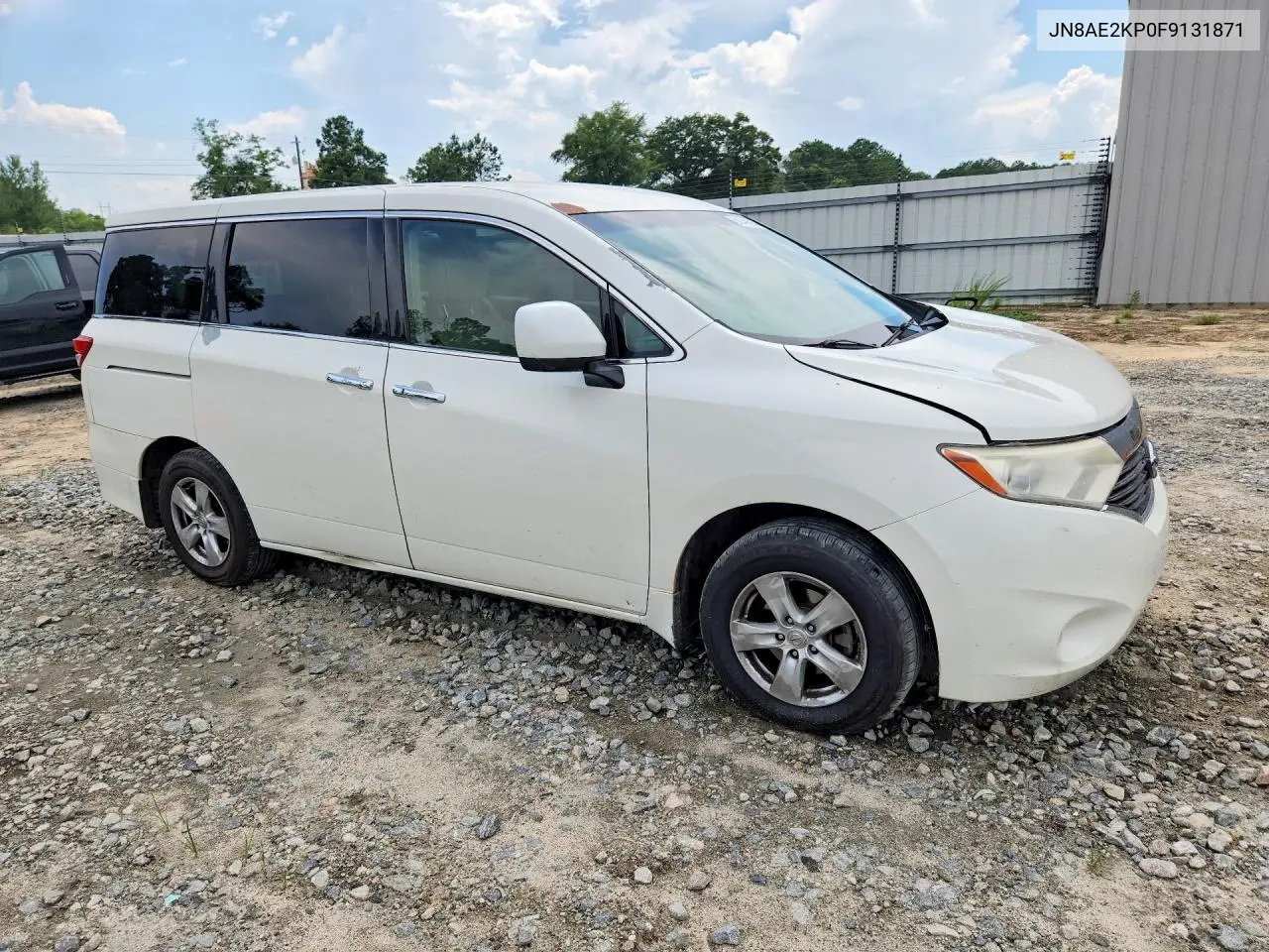 2015 Nissan Quest 3.5 Sv VIN: JN8AE2KP0F9131871 Lot: 60546896