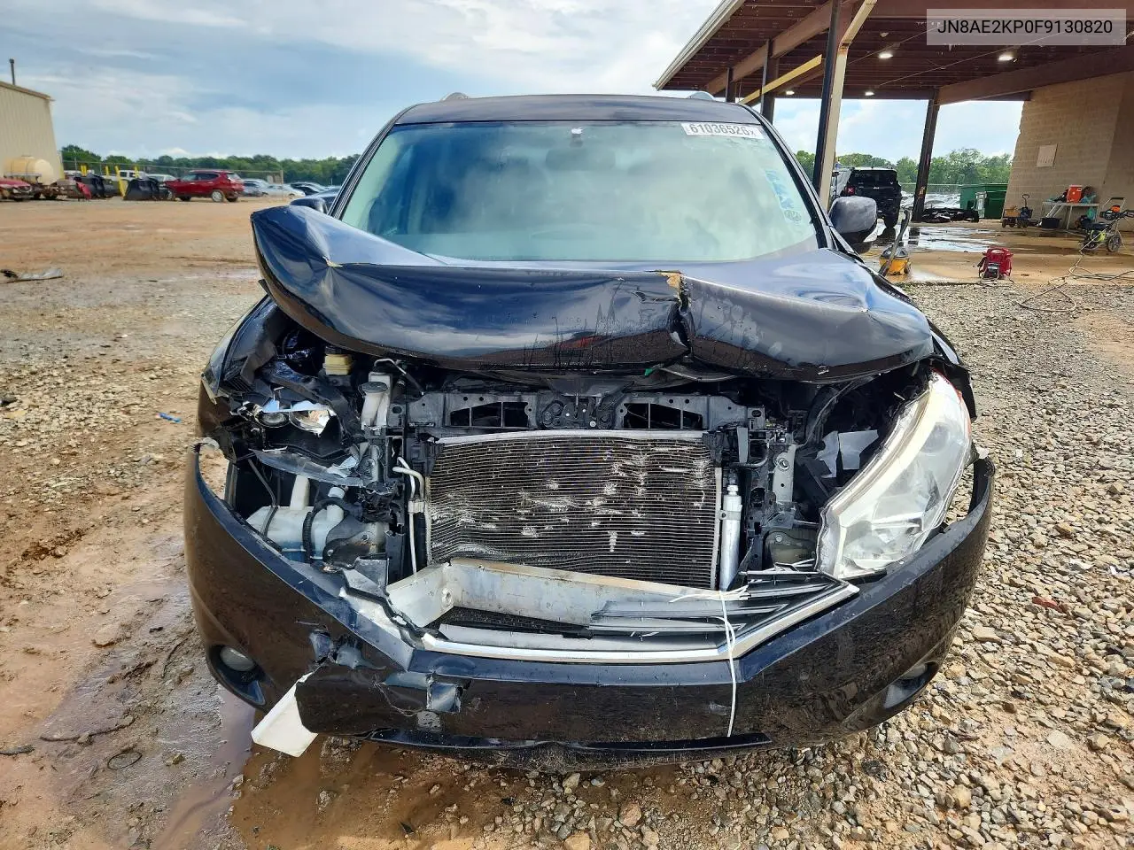 2015 Nissan Quest 3.5 Sl VIN: JN8AE2KP0F9130820 Lot: 61036526