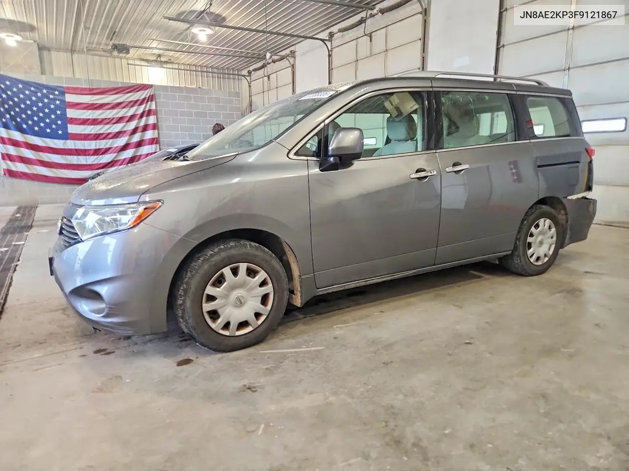 2015 Nissan Quest 3.5 S VIN: JN8AE2KP3F9121867 Lot: 61338306