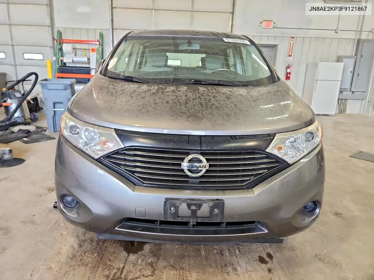 2015 Nissan Quest 3.5 S VIN: JN8AE2KP3F9121867 Lot: 61338306