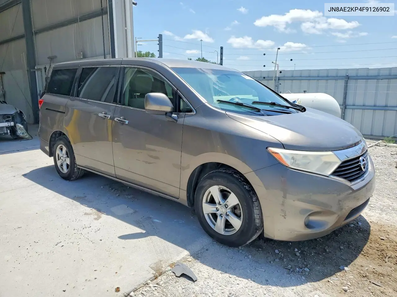 2015 Nissan Quest 3.5 Sv VIN: JN8AE2KP4F9126902 Lot: 85976175