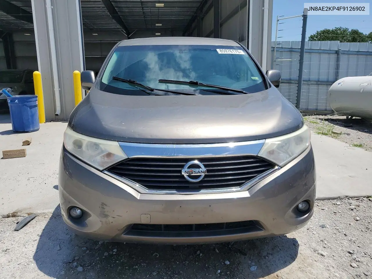 2015 Nissan Quest 3.5 Sv VIN: JN8AE2KP4F9126902 Lot: 85976175
