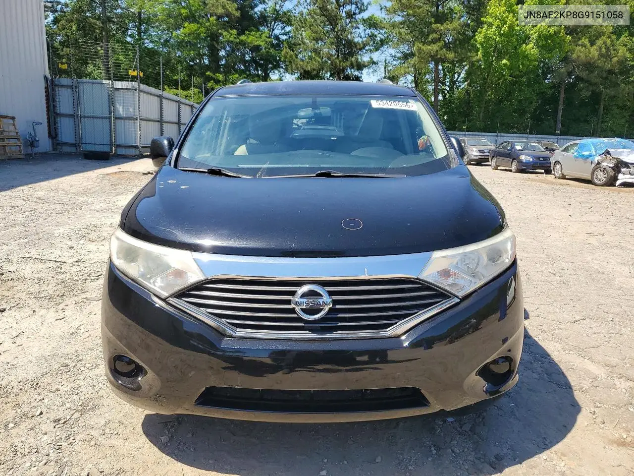 2016 Nissan Quest 3.5 Sv VIN: JN8AE2KP8G9151058 Lot: 53420656