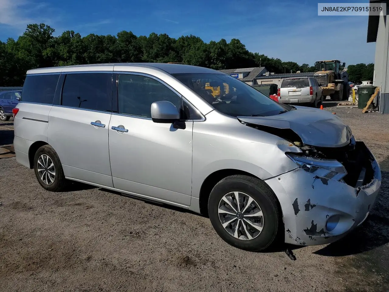 JN8AE2KP7G9151519 2016 Nissan Quest 3.5 S