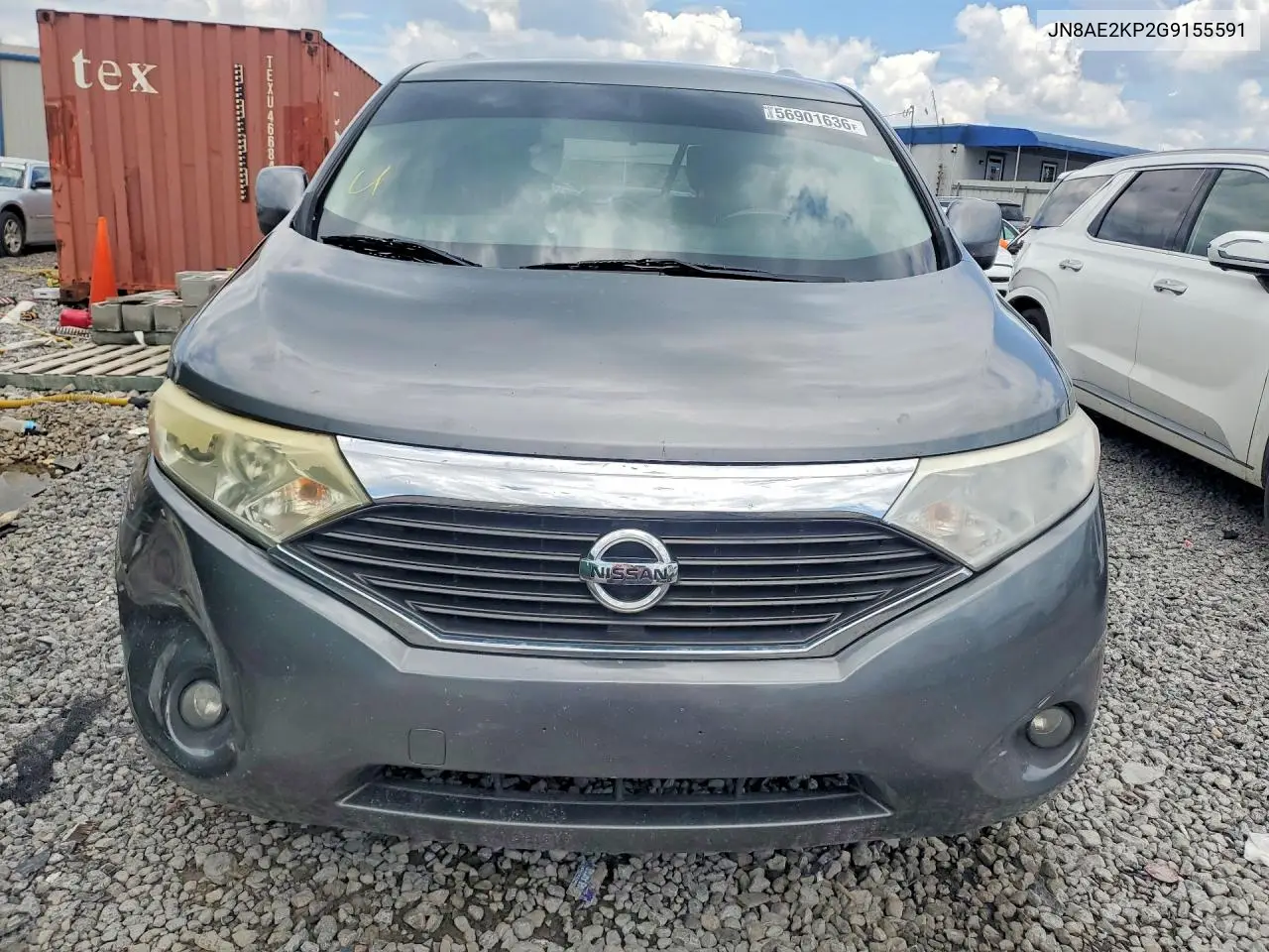 2016 Nissan Quest 3.5 Sv VIN: JN8AE2KP2G9155591 Lot: 56901636