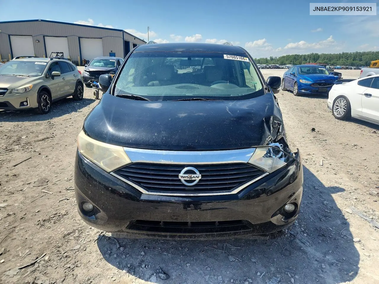 2016 Nissan Quest 3.5 Sl VIN: JN8AE2KP9G9153921 Lot: 57085166
