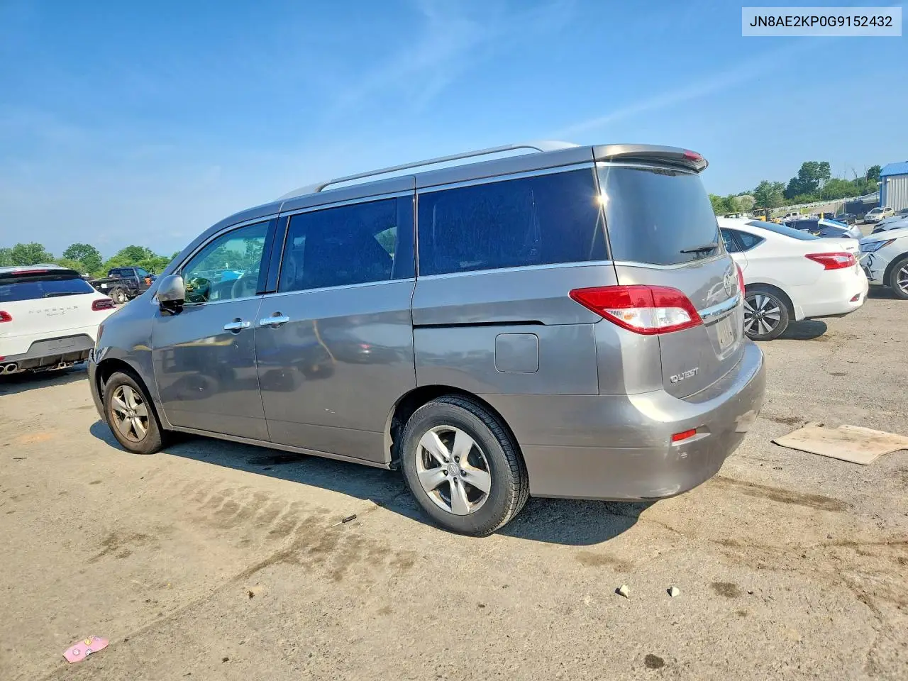 2016 Nissan Quest 3.5 Sv VIN: JN8AE2KP0G9152432 Lot: 58681306