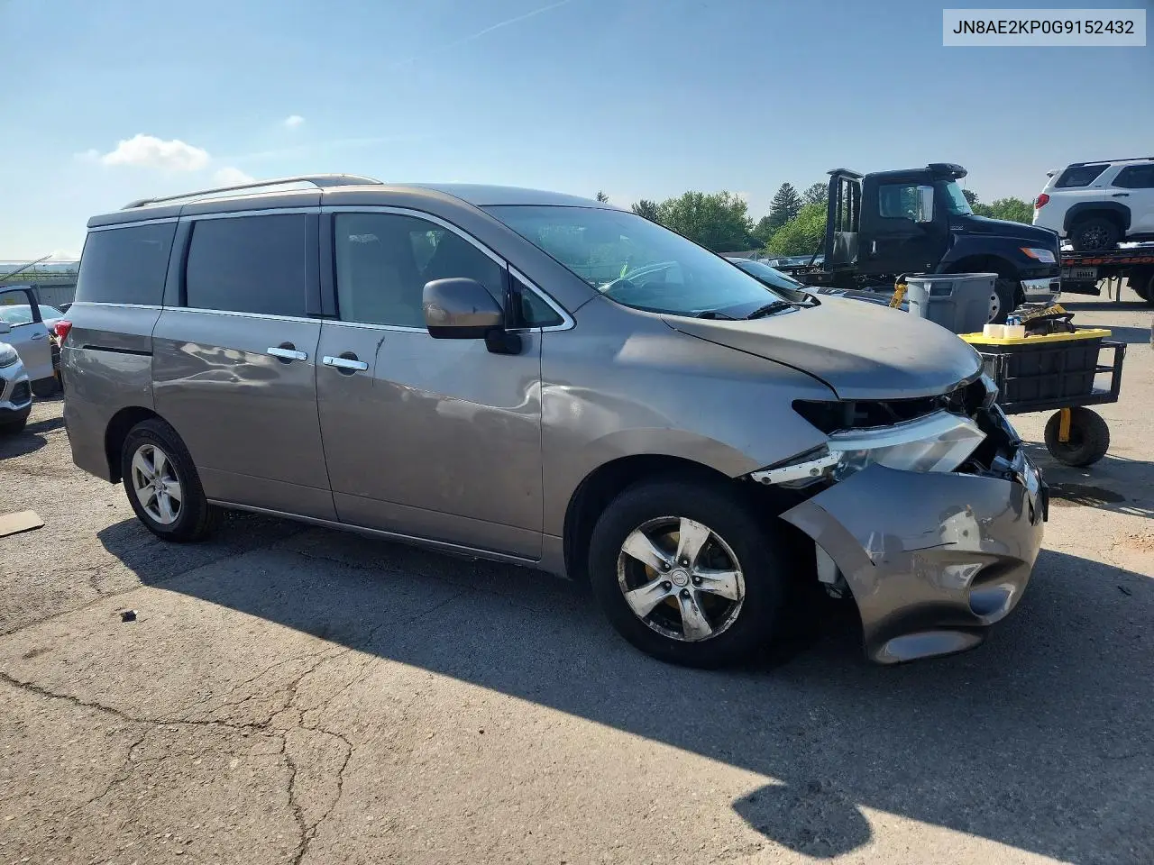 2016 Nissan Quest 3.5 Sv VIN: JN8AE2KP0G9152432 Lot: 58681306
