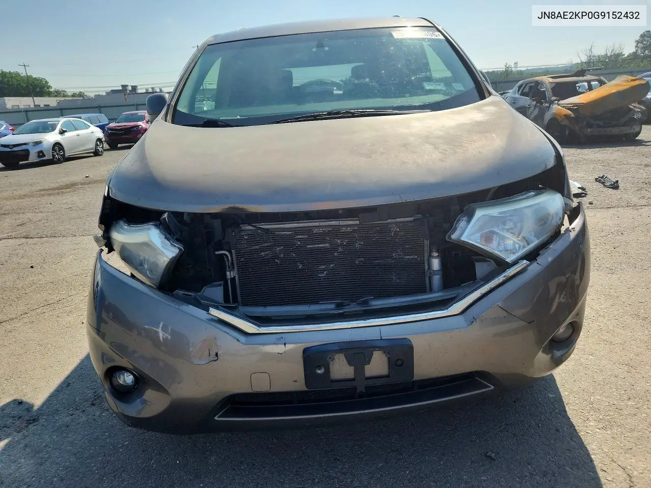 2016 Nissan Quest 3.5 Sv VIN: JN8AE2KP0G9152432 Lot: 58681306
