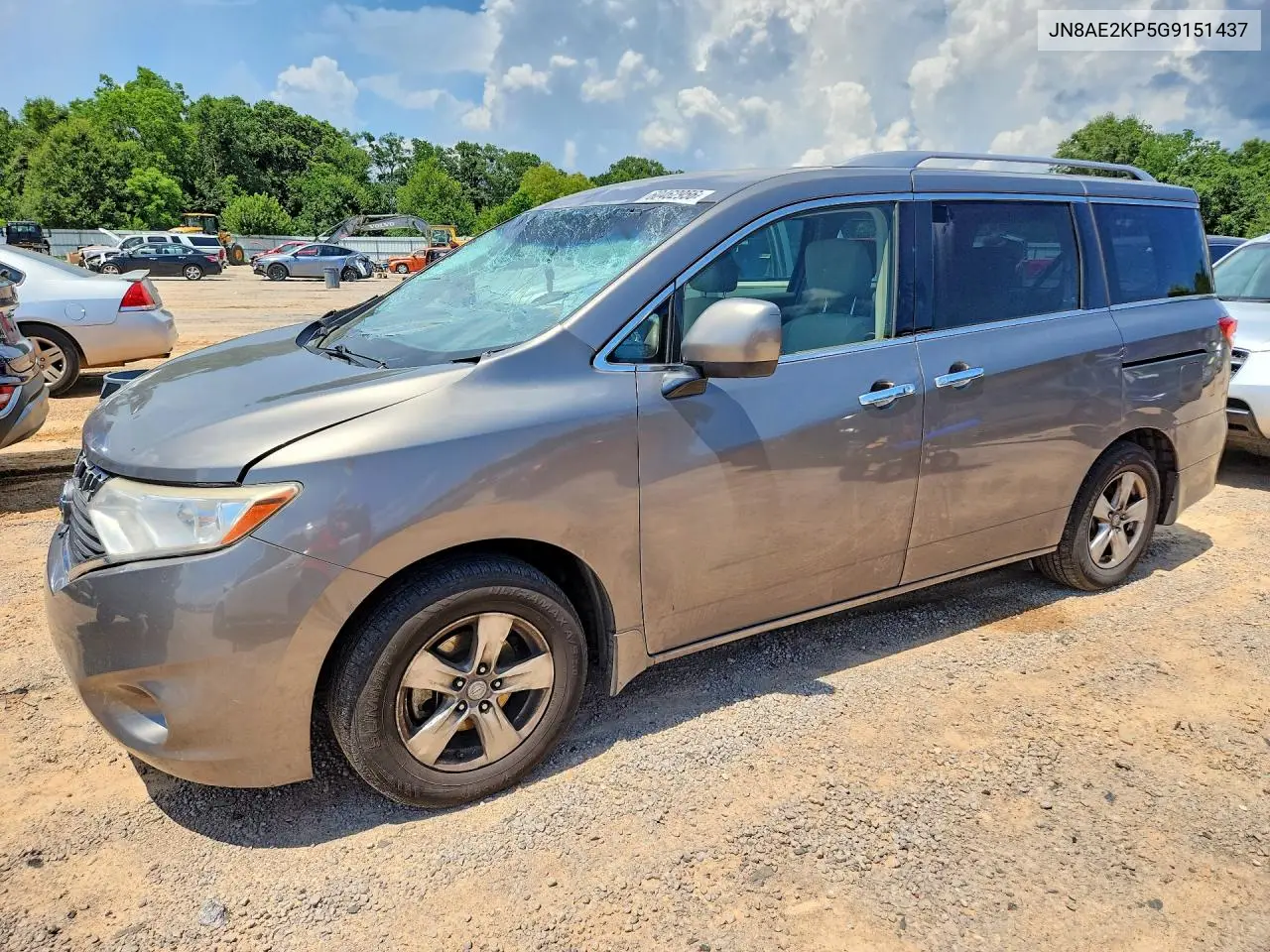 2016 Nissan Quest 3.5 Sv VIN: JN8AE2KP5G9151437 Lot: 60462956