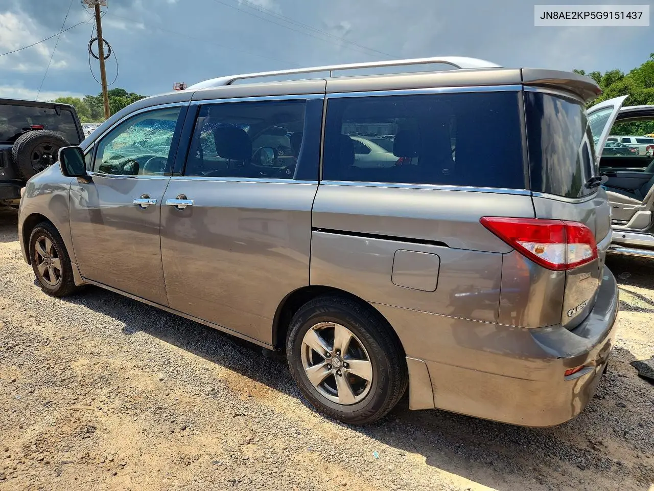 2016 Nissan Quest 3.5 Sv VIN: JN8AE2KP5G9151437 Lot: 60462956