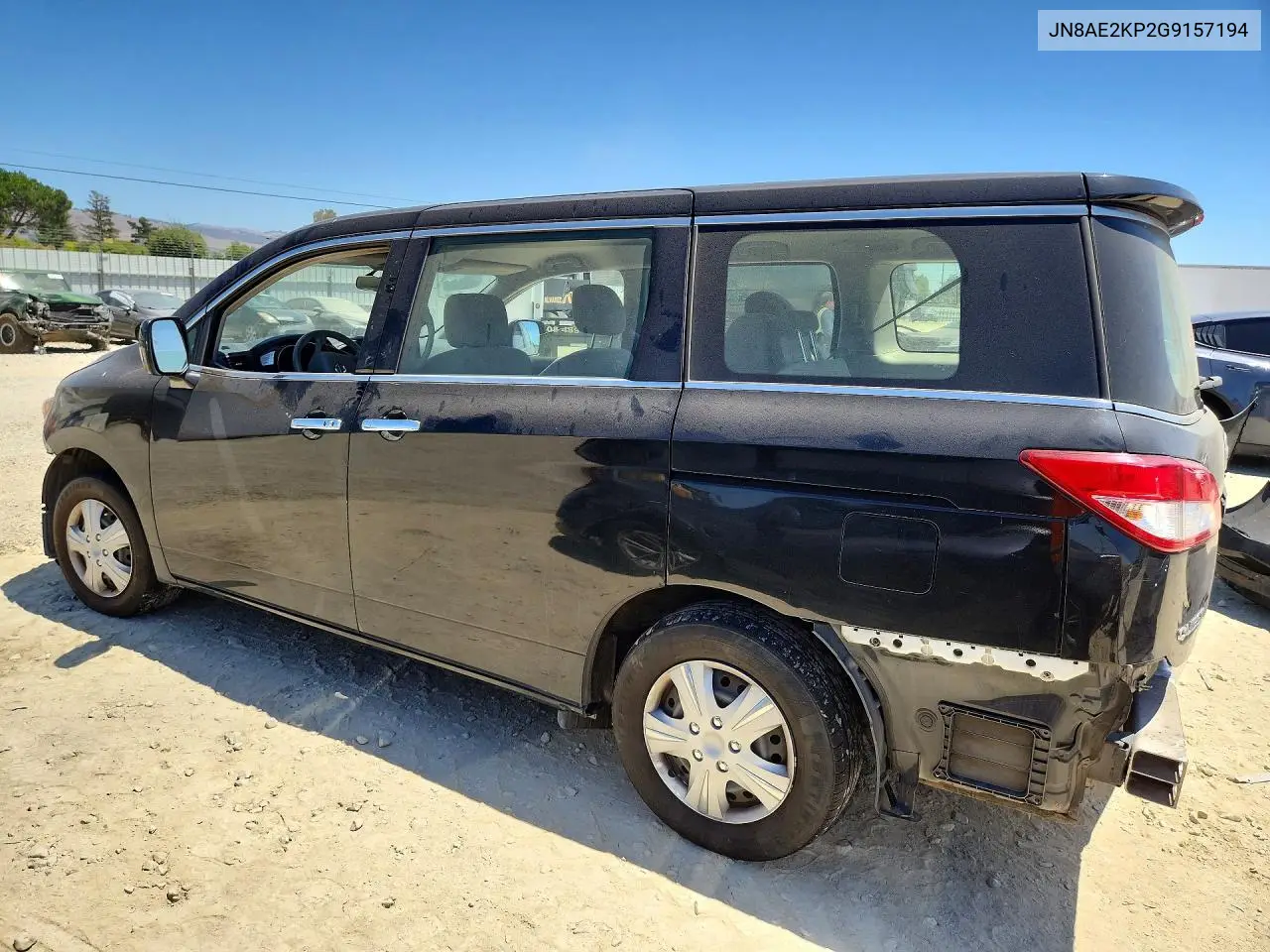 2016 Nissan Quest 3.5 S VIN: JN8AE2KP2G9157194 Lot: 60824236