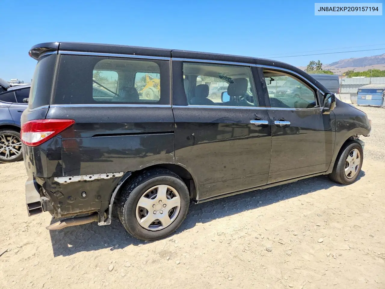 2016 Nissan Quest 3.5 S VIN: JN8AE2KP2G9157194 Lot: 60824236