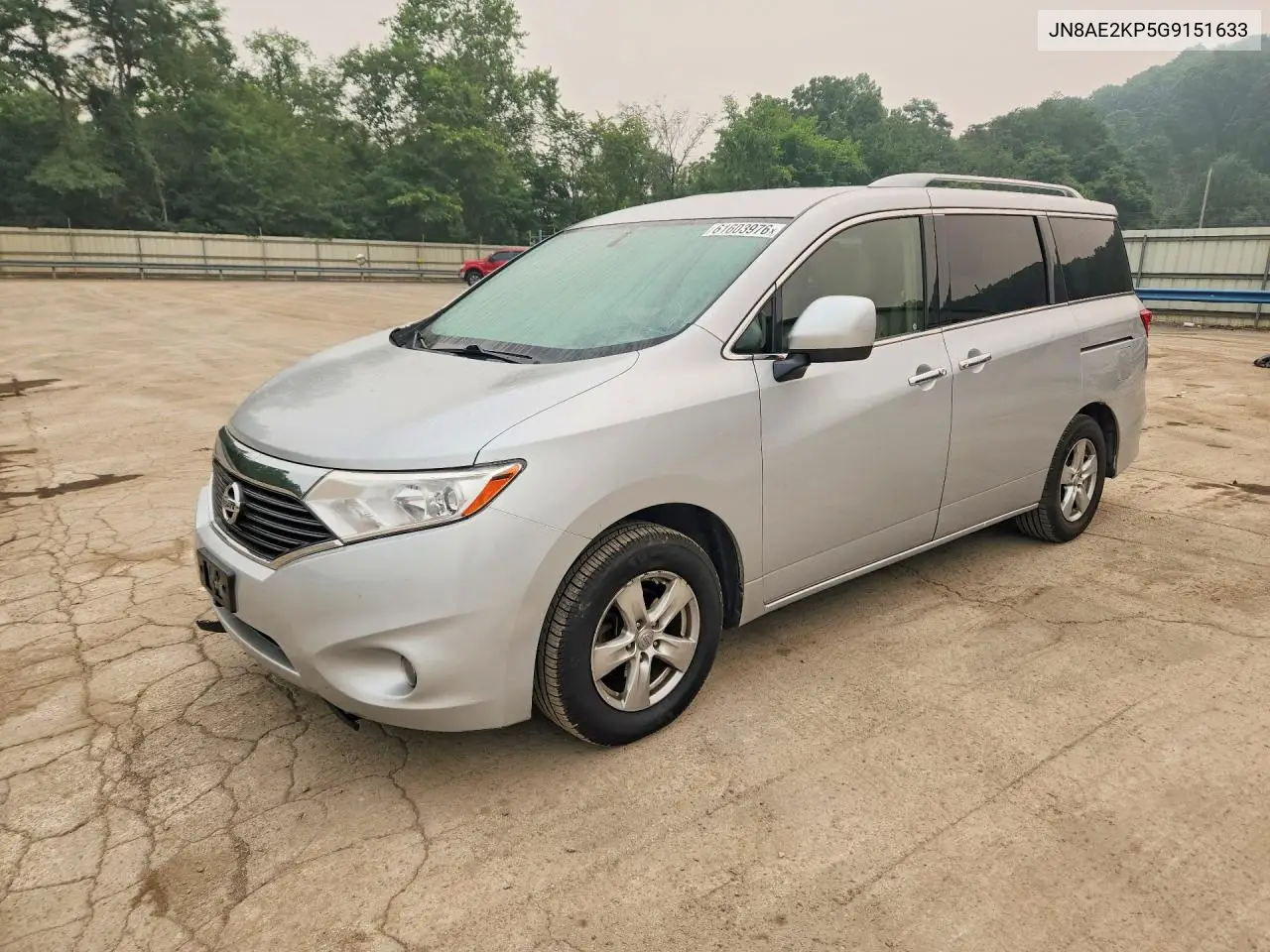 2016 Nissan Quest 3.5 Sv VIN: JN8AE2KP5G9151633 Lot: 61603976