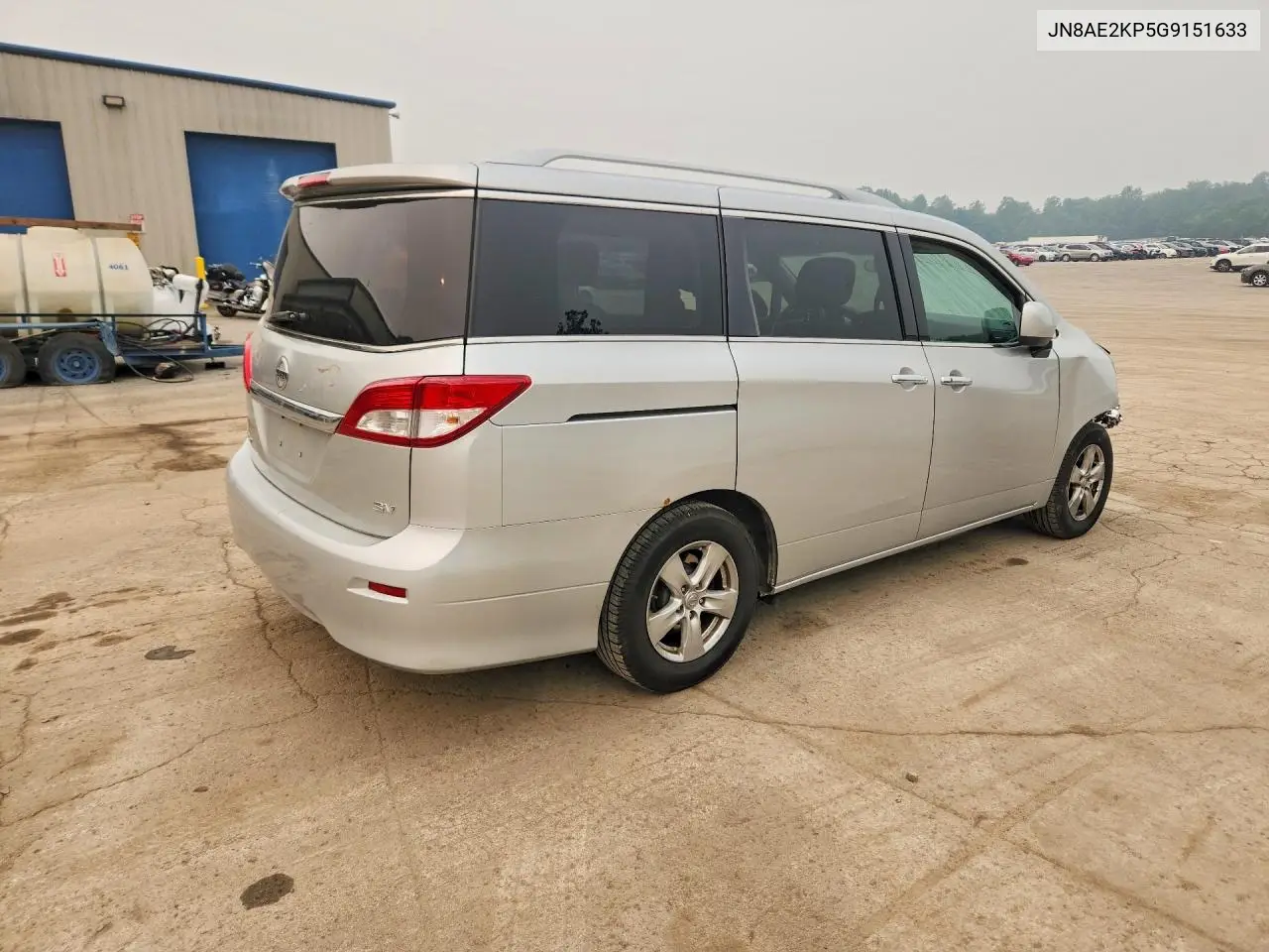 2016 Nissan Quest 3.5 Sv VIN: JN8AE2KP5G9151633 Lot: 61603976