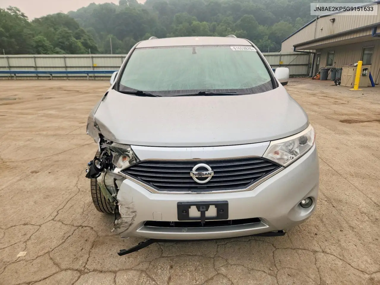 2016 Nissan Quest 3.5 Sv VIN: JN8AE2KP5G9151633 Lot: 61603976