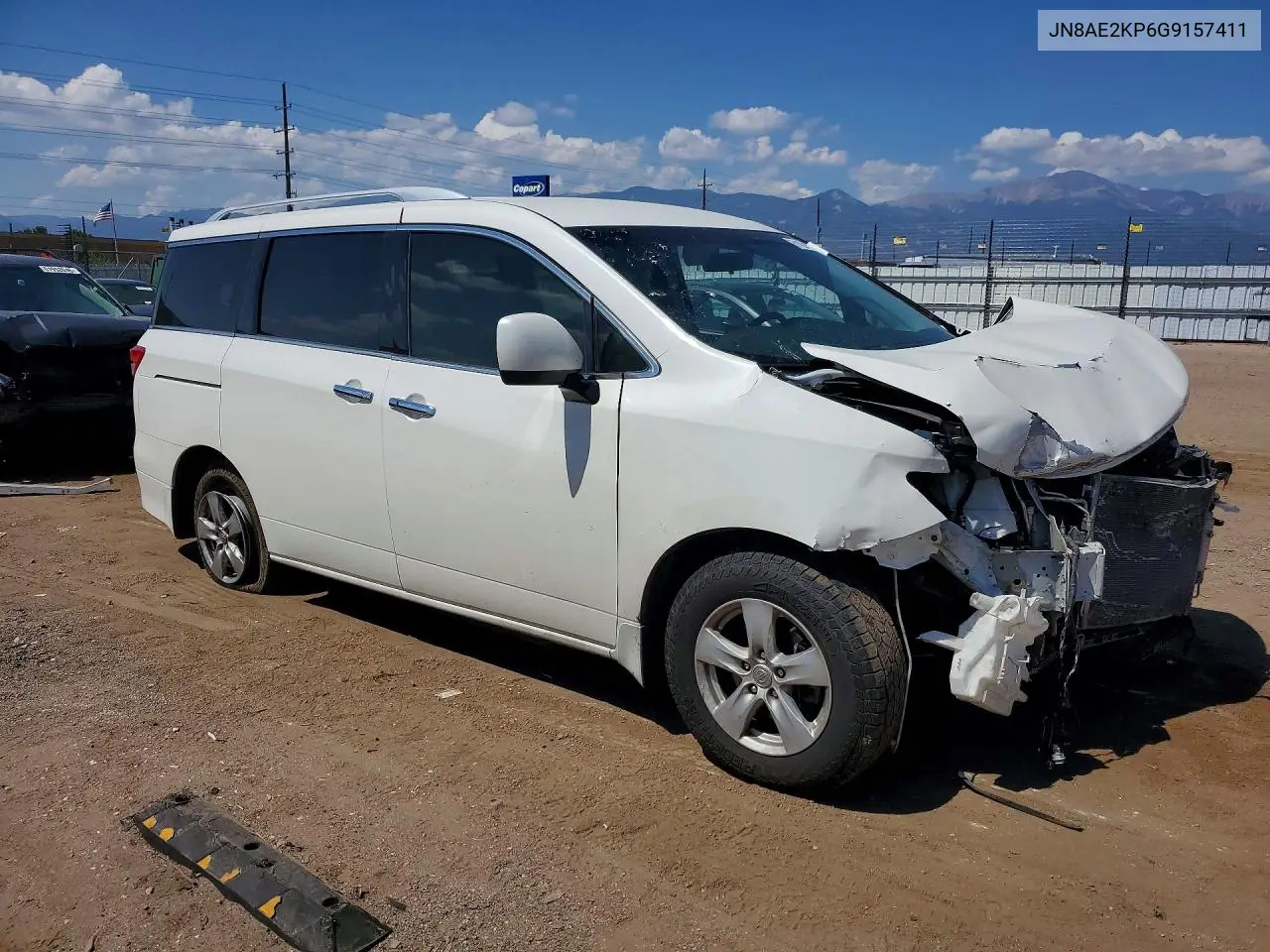 2016 Nissan Quest 3.5 Sv VIN: JN8AE2KP6G9157411 Lot: 61891986
