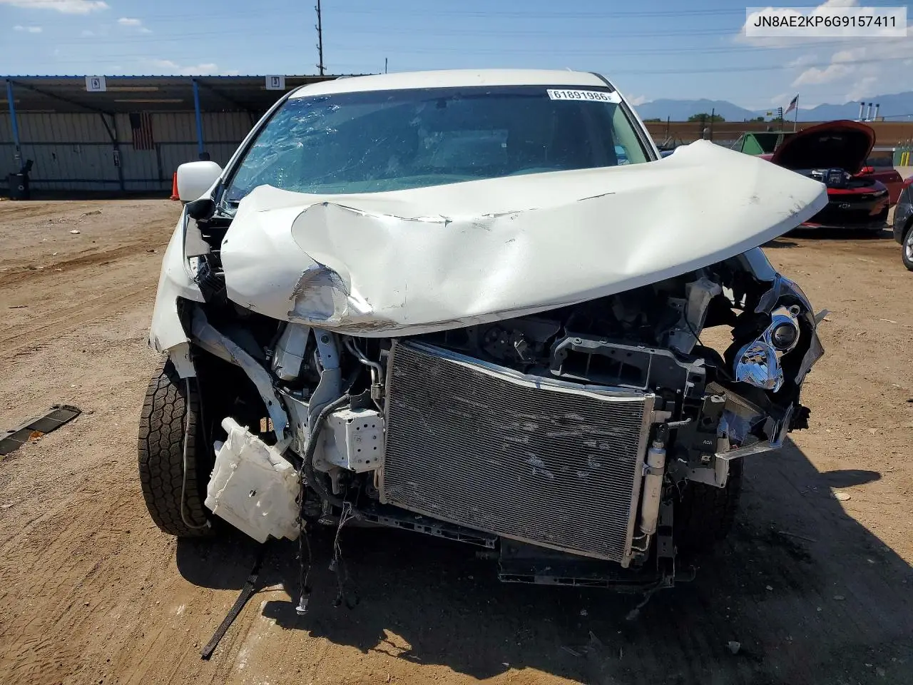 2016 Nissan Quest 3.5 Sv VIN: JN8AE2KP6G9157411 Lot: 61891986