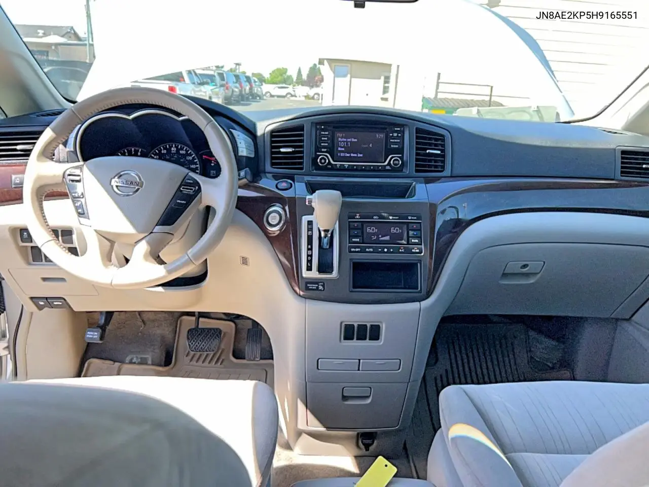 2017 Nissan Quest Sv VIN: JN8AE2KP5H9165551 Lot: 52256506