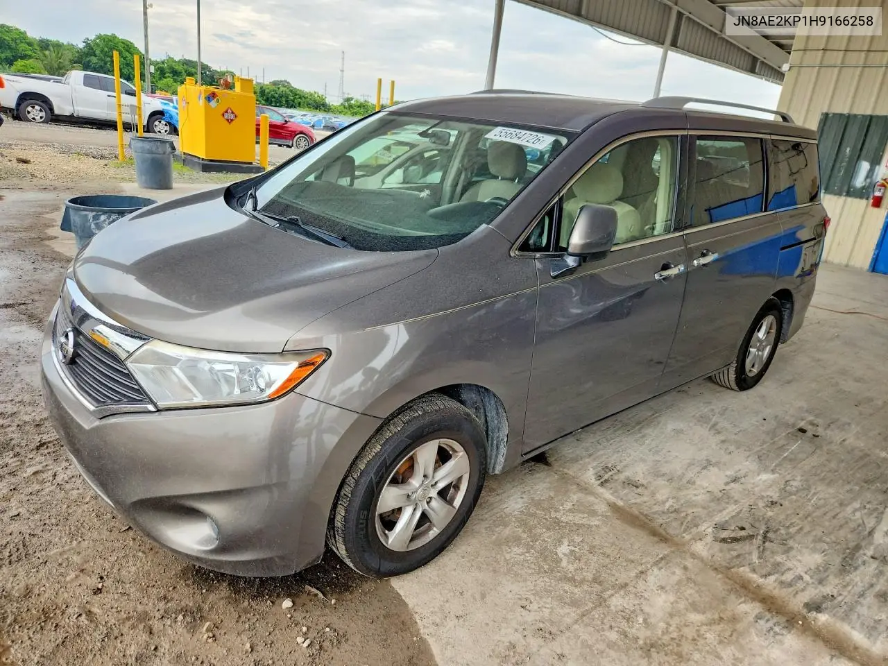 2017 Nissan Quest VIN: JN8AE2KP1H9166258 Lot: 55684726