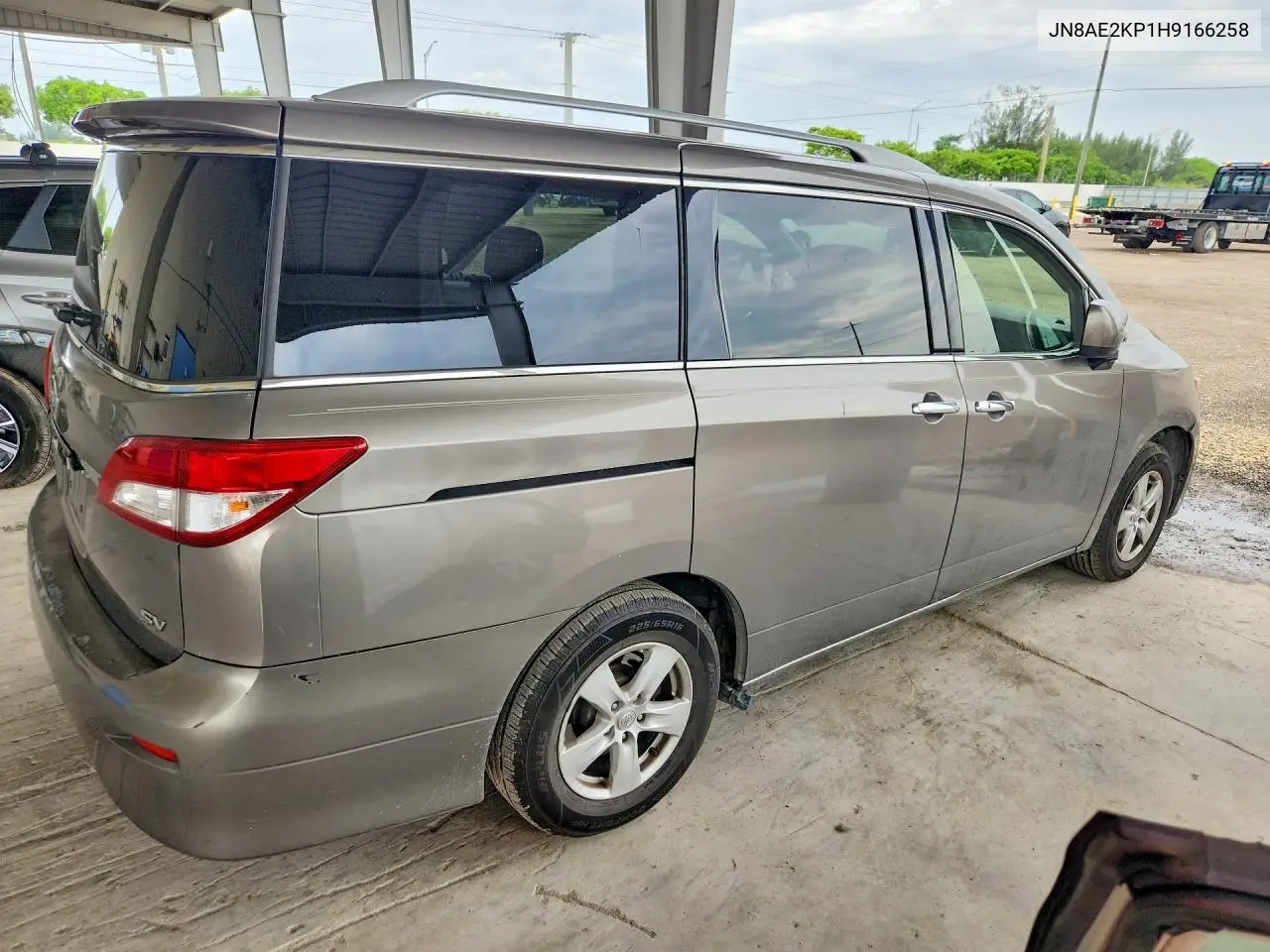 2017 Nissan Quest VIN: JN8AE2KP1H9166258 Lot: 55684726
