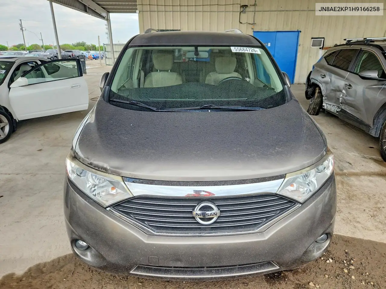 2017 Nissan Quest VIN: JN8AE2KP1H9166258 Lot: 55684726