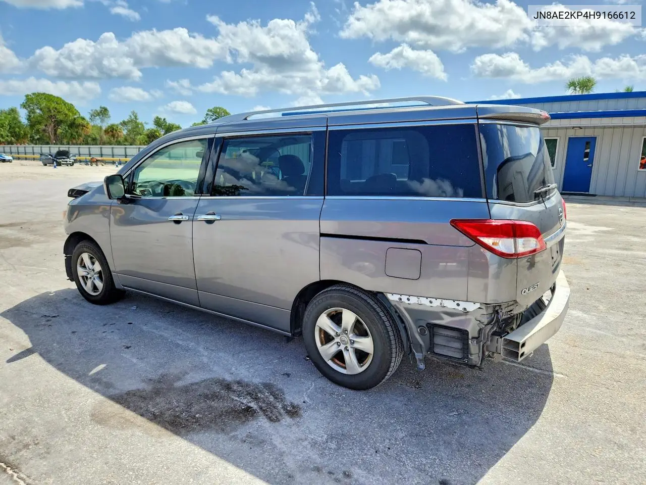 2017 Nissan Quest Sv VIN: JN8AE2KP4H9166612 Lot: 61344176