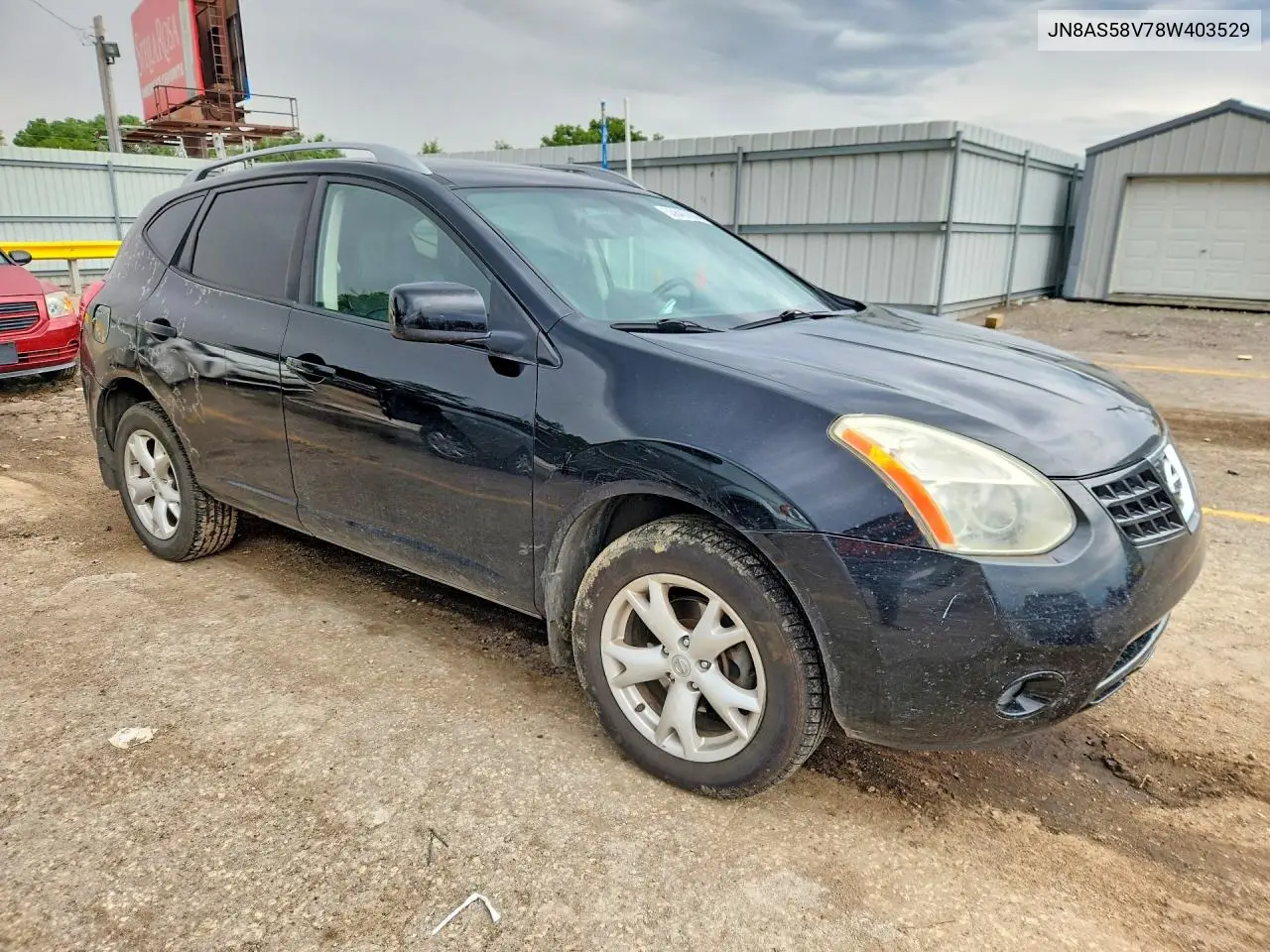 2008 Nissan Rogue S VIN: JN8AS58V78W403529 Lot: 53845706