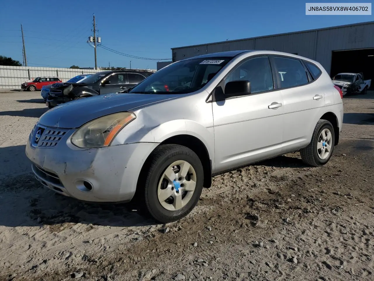 JN8AS58VX8W406702 2008 Nissan Rogue S