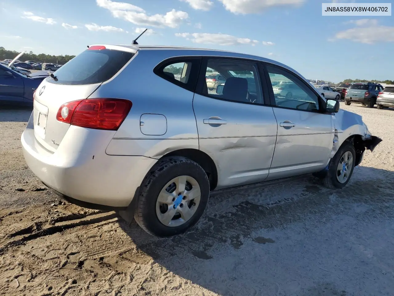 JN8AS58VX8W406702 2008 Nissan Rogue S