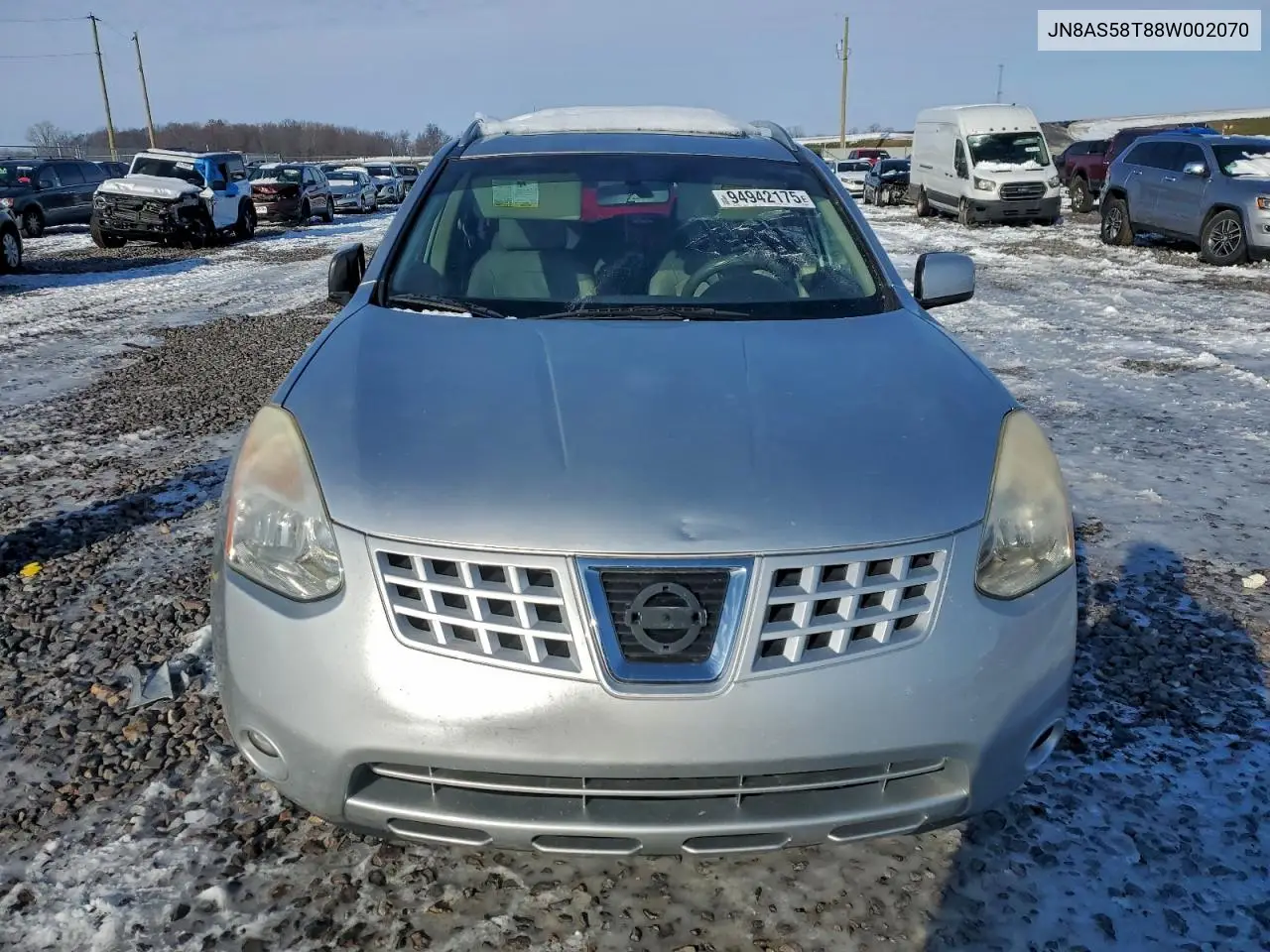 JN8AS58T88W002070 2008 Nissan Rogue S