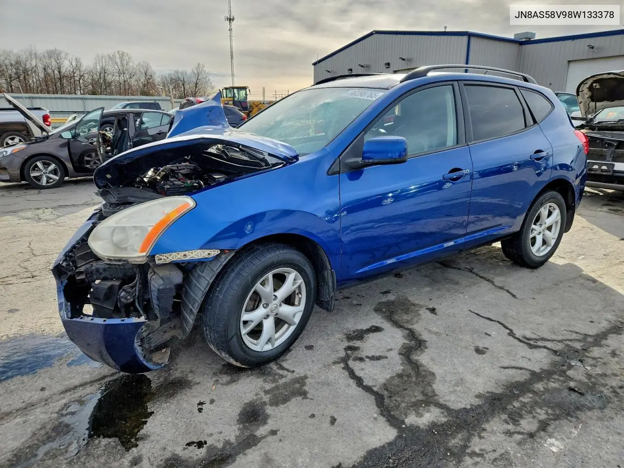 JN8AS58V98W133378 2008 Nissan Rogue S