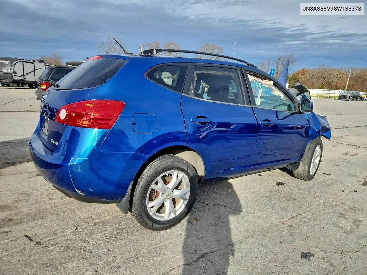 JN8AS58V98W133378 2008 Nissan Rogue S