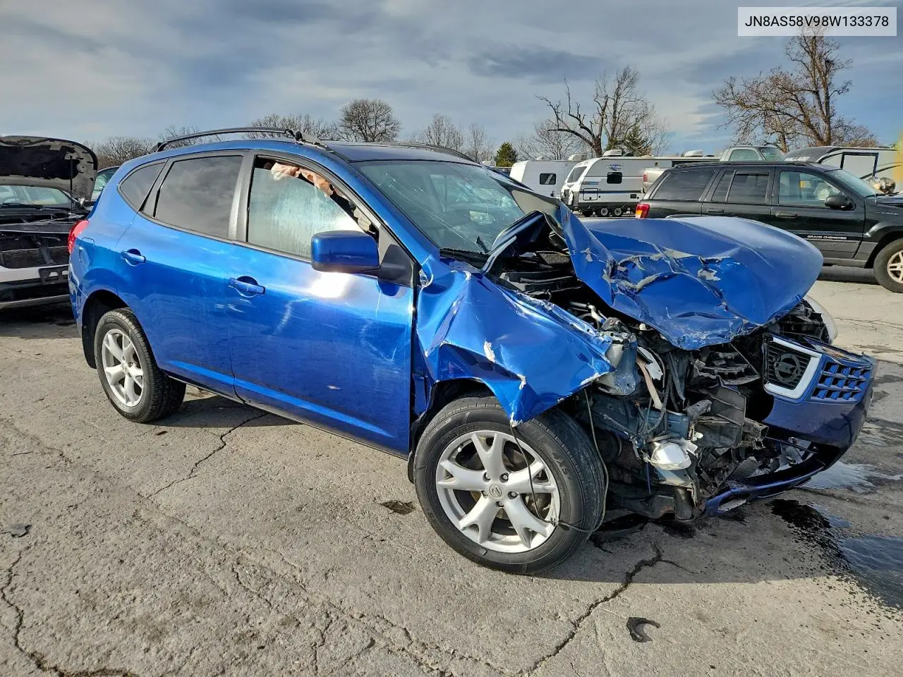 JN8AS58V98W133378 2008 Nissan Rogue S