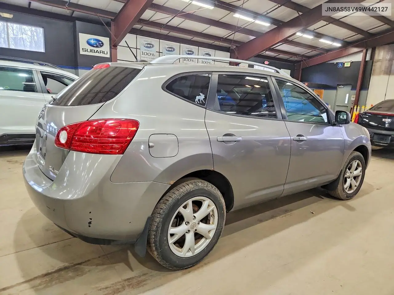 2009 Nissan Rogue S VIN: JN8AS58V49W442127 Lot: 46889246