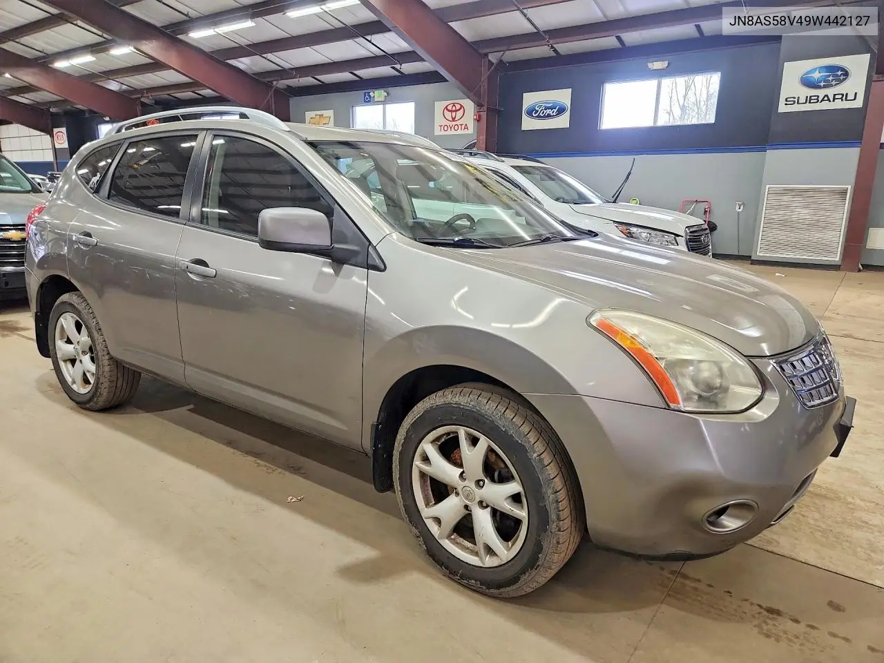2009 Nissan Rogue S VIN: JN8AS58V49W442127 Lot: 46889246