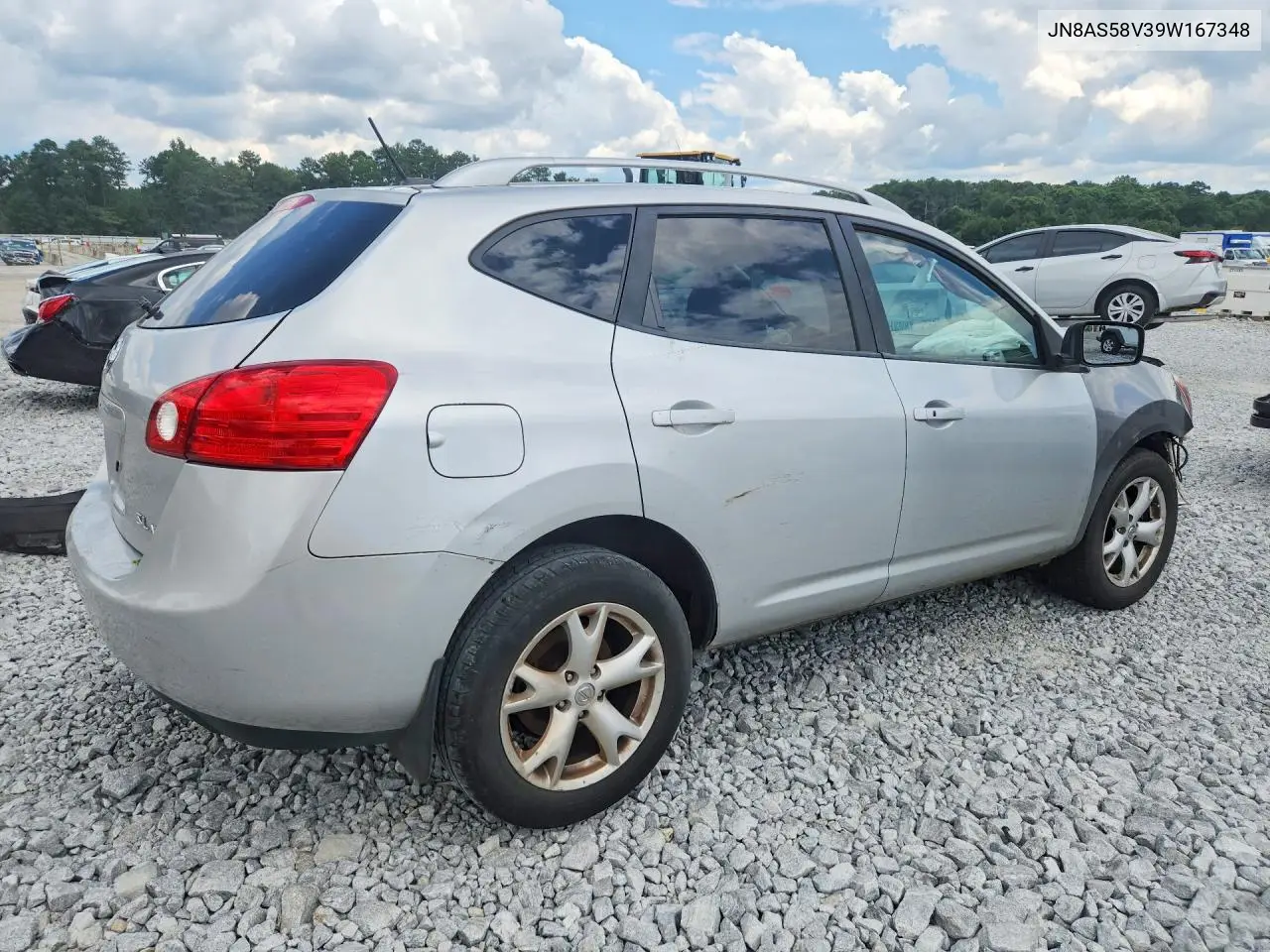 2009 Nissan Rogue S VIN: JN8AS58V39W167348 Lot: 61309426