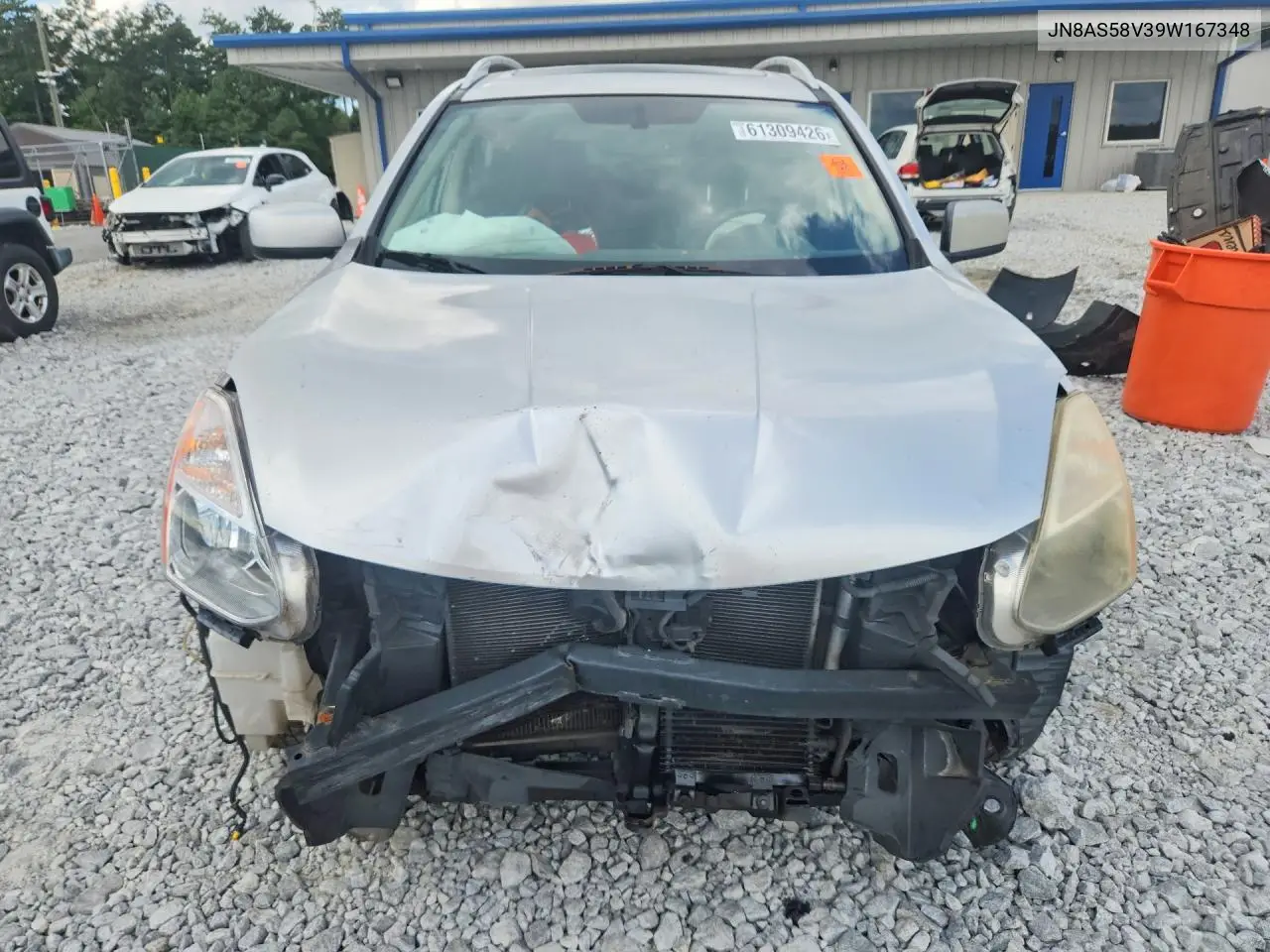2009 Nissan Rogue S VIN: JN8AS58V39W167348 Lot: 61309426