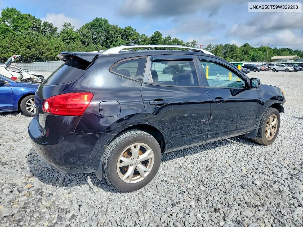 2009 Nissan Rogue S VIN: JN8AS58T59W329298 Lot: 62036146