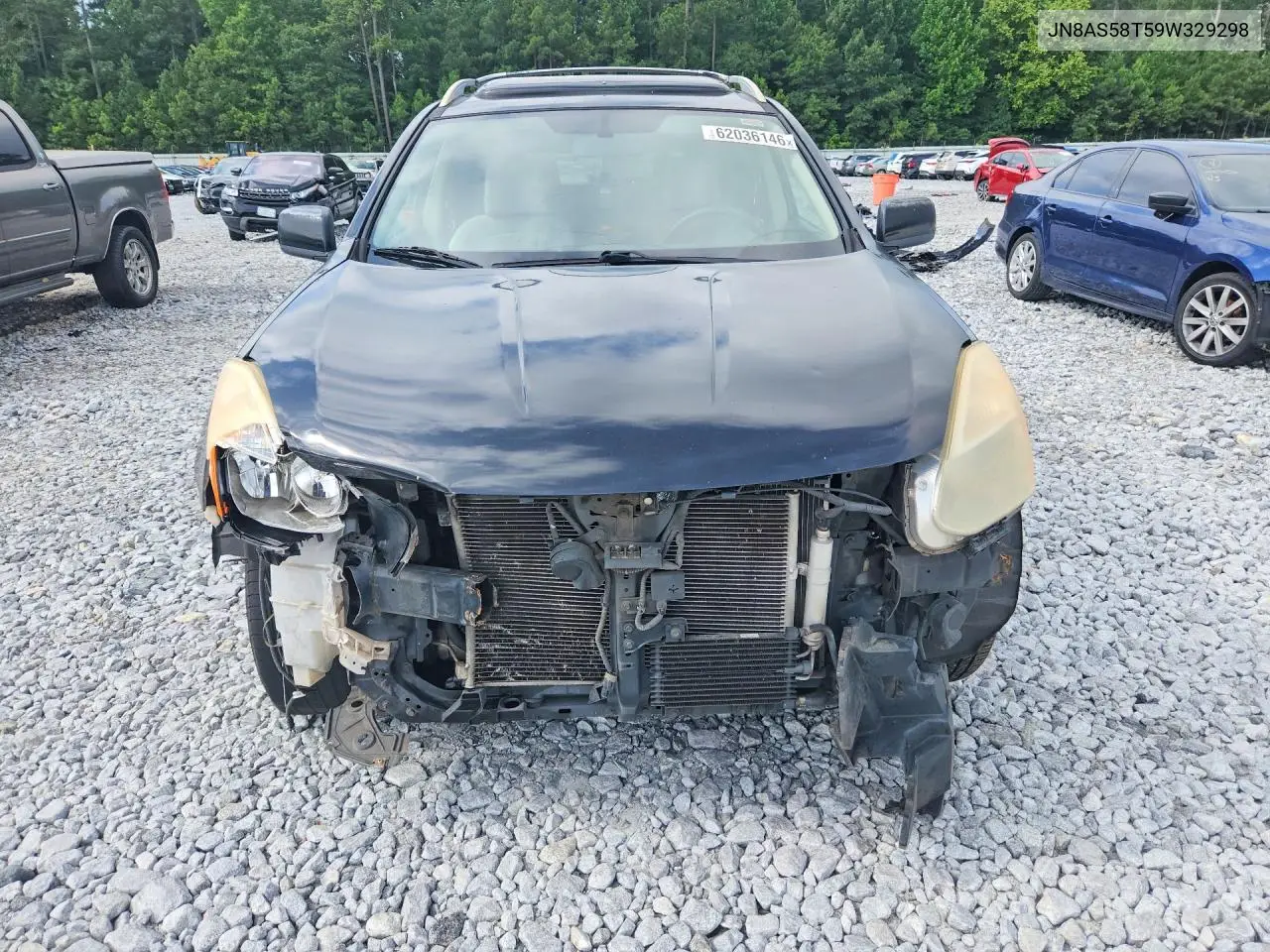 2009 Nissan Rogue S VIN: JN8AS58T59W329298 Lot: 62036146
