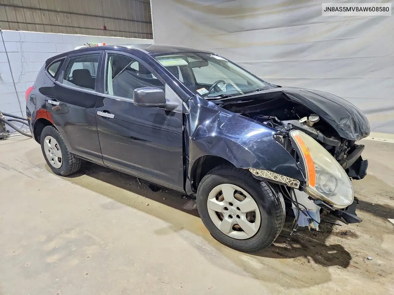 2010 Nissan Rogue S VIN: JN8AS5MV8AW608580 Lot: 61111086