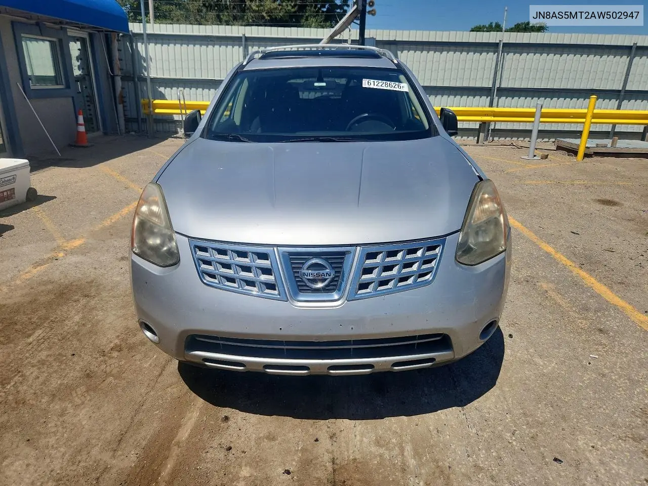 2010 Nissan Rogue Sl VIN: JN8AS5MT2AW502947 Lot: 61228626