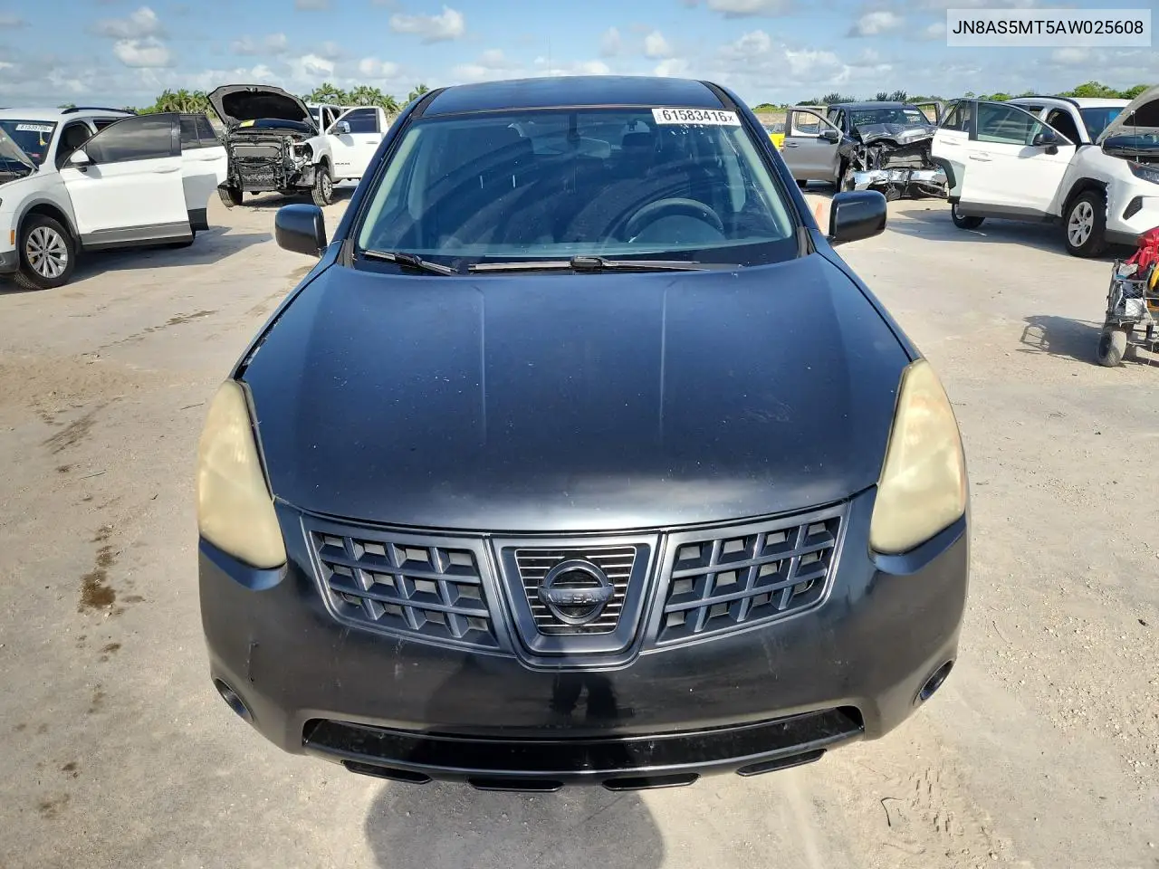 2010 Nissan Rogue Sl VIN: JN8AS5MT5AW025608 Lot: 61583416